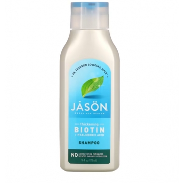 Sampon Biotin cu acid hialuronic pt intarirea si repararea parului, Jason, 473 ml
