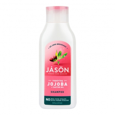 Sampon pt par puternic si sanatos cu jojoba si ulei de ricin, Jason  473 ml