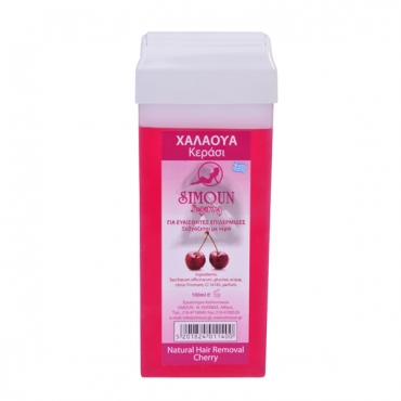 Roll on ceara naturala de zahar pt epilat - aroma cirese, Simoun, 100 g