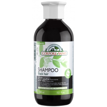 Sampon cu henna pentru par brunet, Corpore Sano, 300 ml