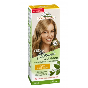 Vopsea henna crema, semipermanenta - Blond, Corpore Sano