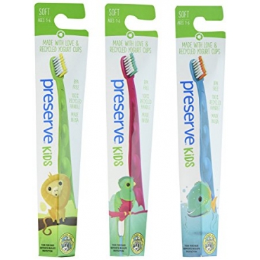 Periuta naturala de dinti Preserve pentru copii