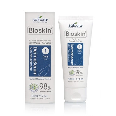 Dermaserum - ser facial super hidratant, pt. ten predispus la eczeme, psoriazis sau mancarimi, Salcura, 50 ml