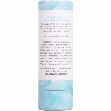 Deodorant natural stick, Forever Fresh, We love the planet, 65 g