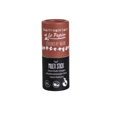 Stick 2 in 1 pentru buze si obraji, 02 Brown, Beauty Made Easy, 6 g