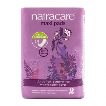 Absorbante maxi normale fara aripioare (2 picaturi), Natracare