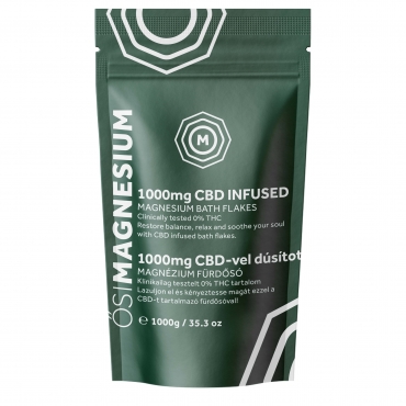 Fulgi de baie infuzati cu CBD, OsiMagnesium, 1000 g