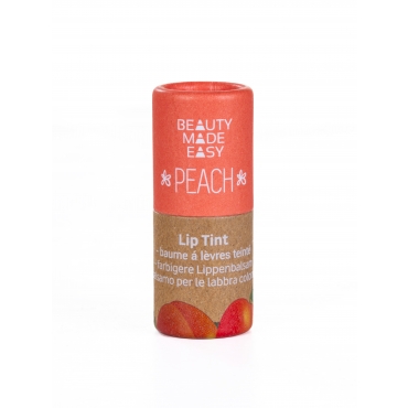 Balsam buze nuantator, vegan, zero plastic, Peach, Beauty Made Easy, 5.5 g
