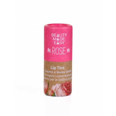 Balsam buze nuantator, vegan, zero plastic, Rose, Beauty Made Easy, 5.5 g
