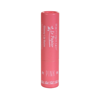 Balsam de buze lucios cu colagen -Pink, Beauty Made Easy, 