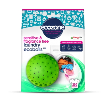 Ecoballs- Bila pentru spalarea rufelor, fara miros, Ecozone, 250 spalari