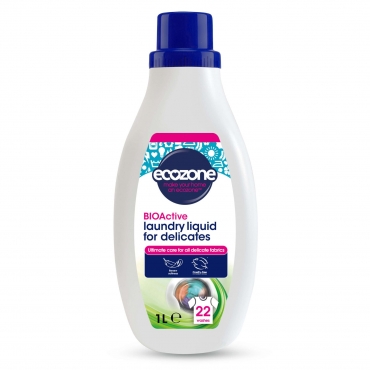 Detergent lichid pentru rufe delicate, 22 spalari, BioActive, Ecozone, 1L