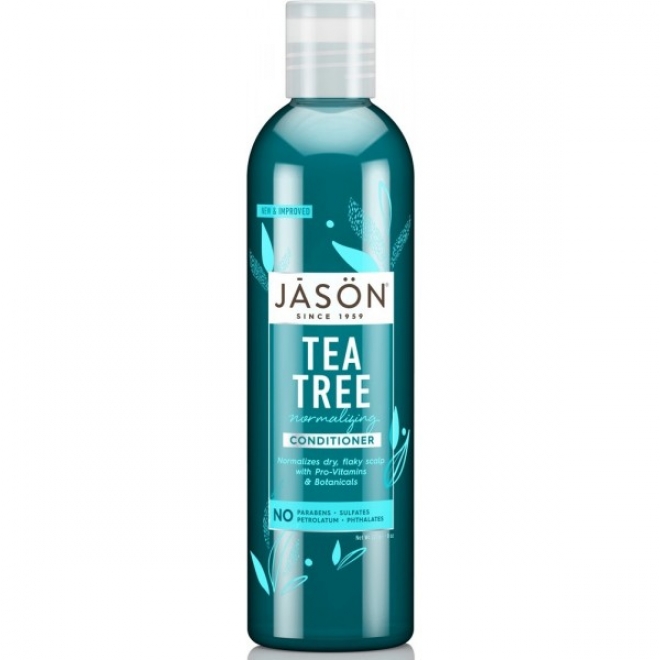 Balsam de par tratament cu tea tree, pt scalp iritat,  227g, Jason