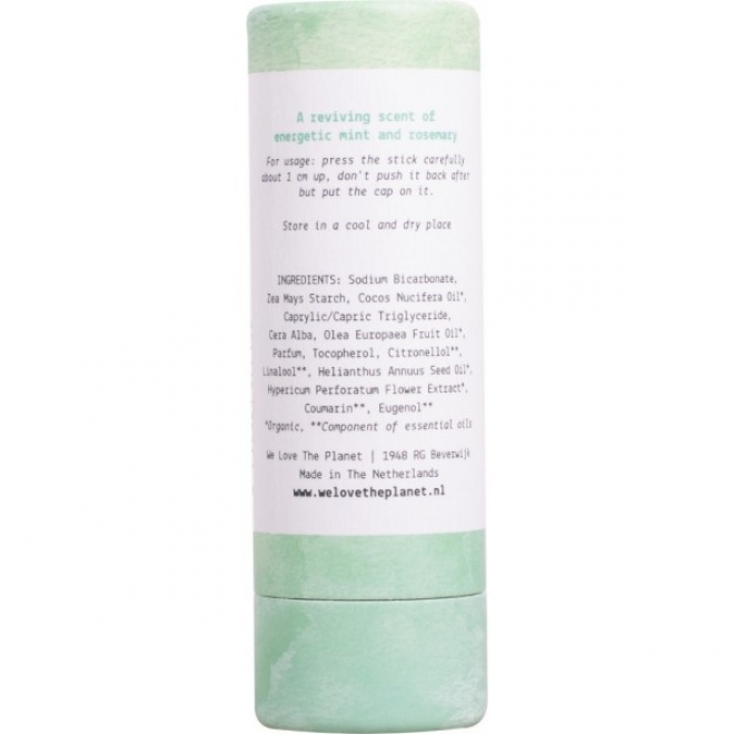 Deodorant natural stick, Mighty Mint, We love the planet, 65 g