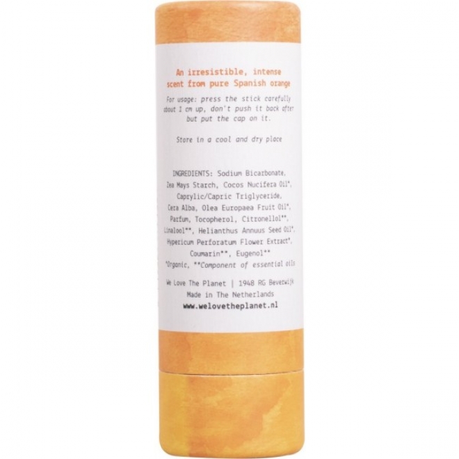 Deodorant natural stick, Original Orange , We love the planet, 65 g