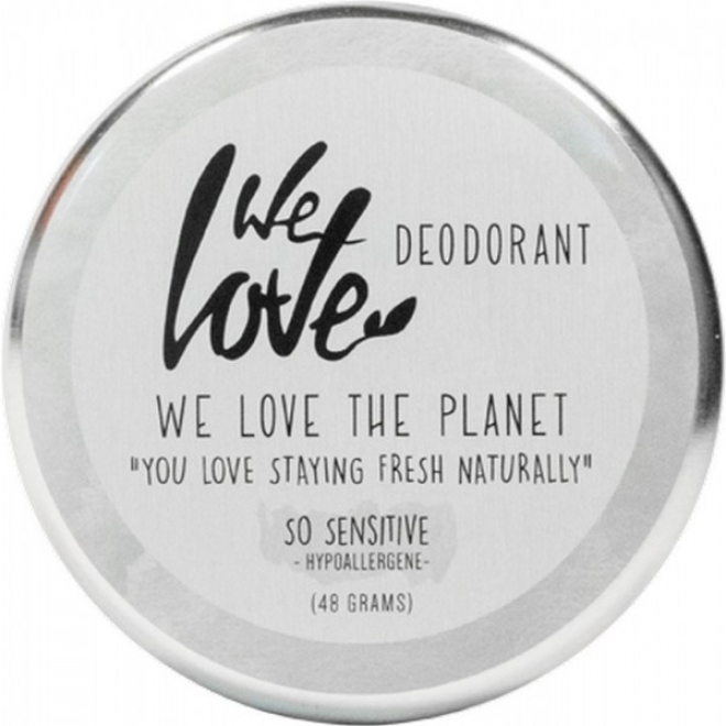 Deodorant natural crema So Sensitive hipoalergenic, We love the planet, 48 g